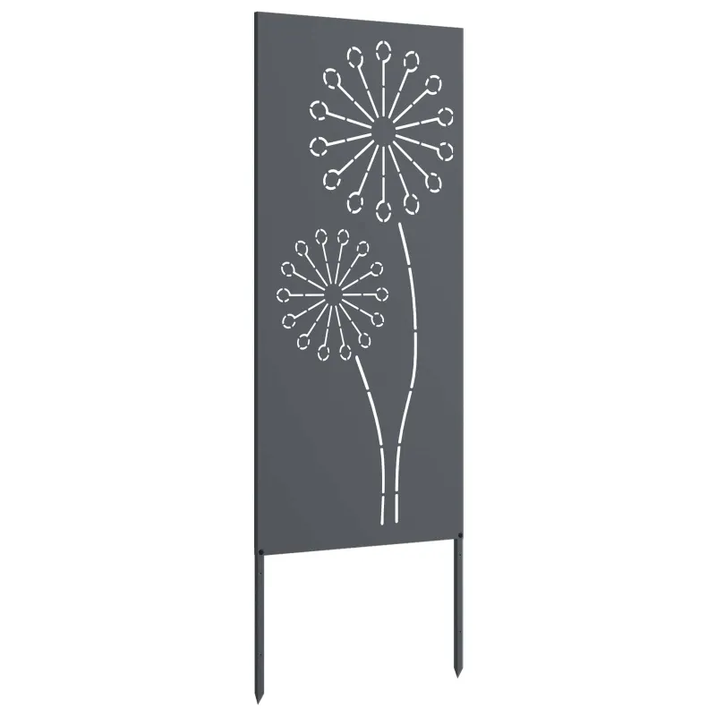 Sodo privatumo ekranas „Fretwork“ Antracitas 50 x 140 cm
