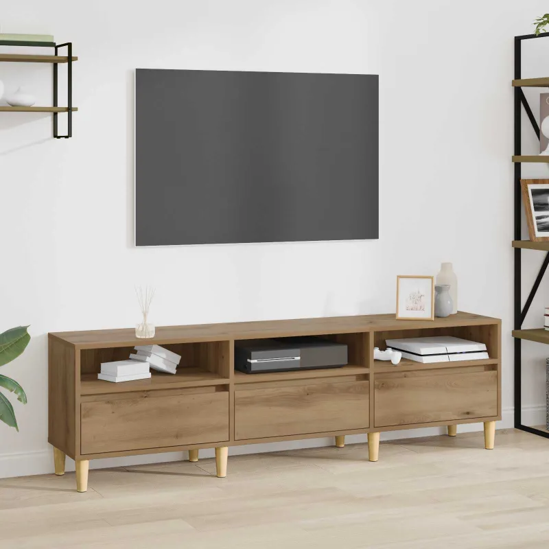 Televizoriaus spintelė Amatininkų ąžuolas 150 x 30 x 45 cm