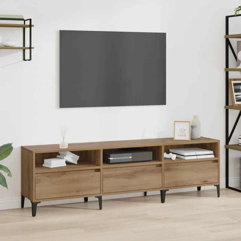 Televizoriaus spintelė Amatininkų ąžuolas 150 x 30 x 45 cm
