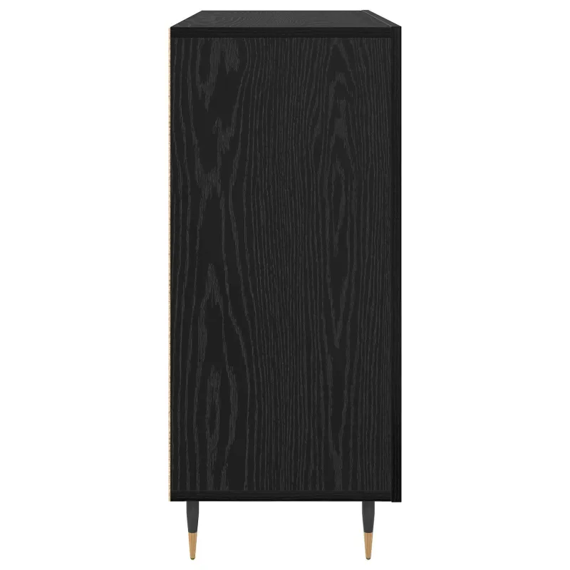 Kabalas Juodas ąžuolas 90 x 34 x 80 cm Apdirbta mediena