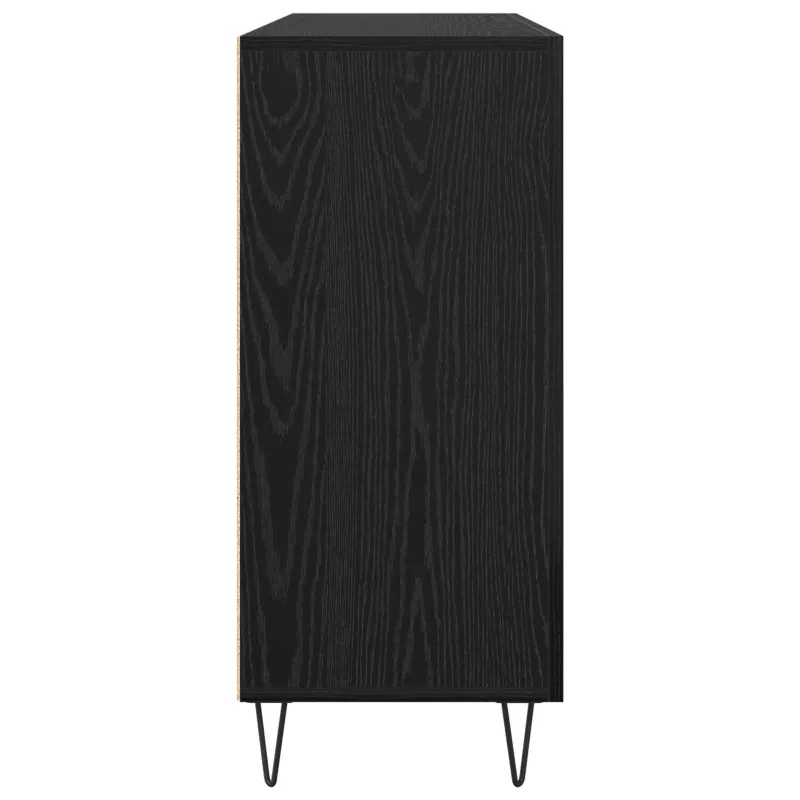Kabalas Juodas ąžuolas 90 x 32,5 x 80 cm Apdirbta mediena