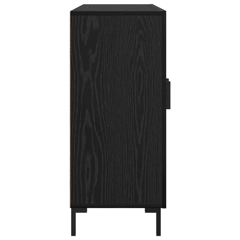 Kabalas Juodas ąžuolas 90 x 34 x 80 cm Apdirbta mediena