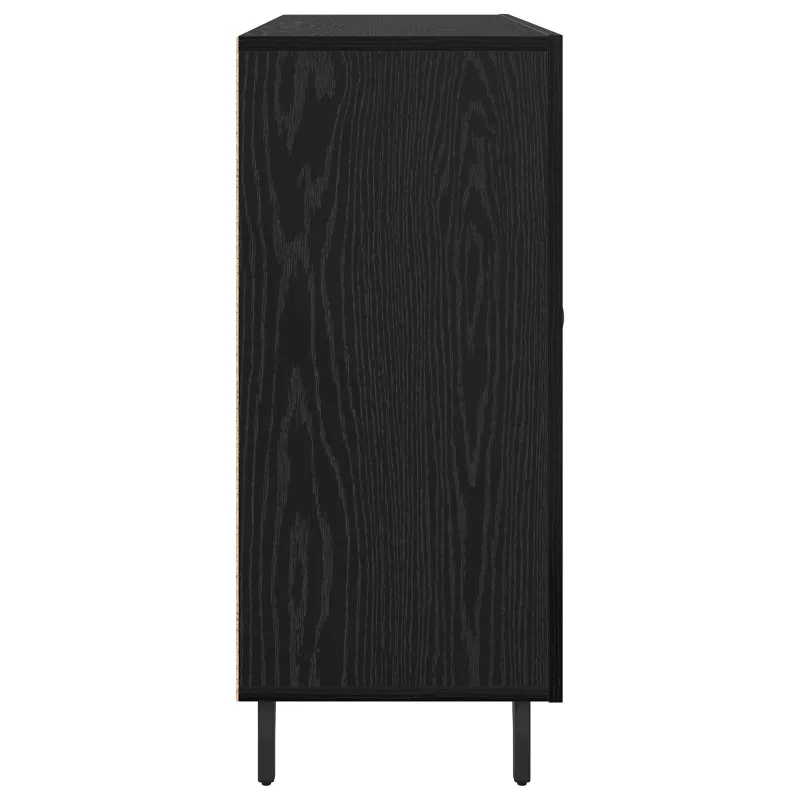 Kabalas Juodas ąžuolas 90 x 34 x 80 cm Apdirbta mediena