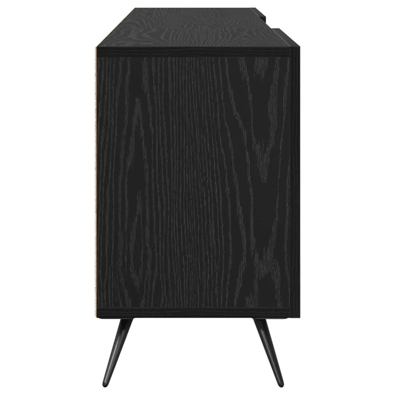Televizoriaus spintelė juoda ąžuolo 150 x 30 x 50 cm