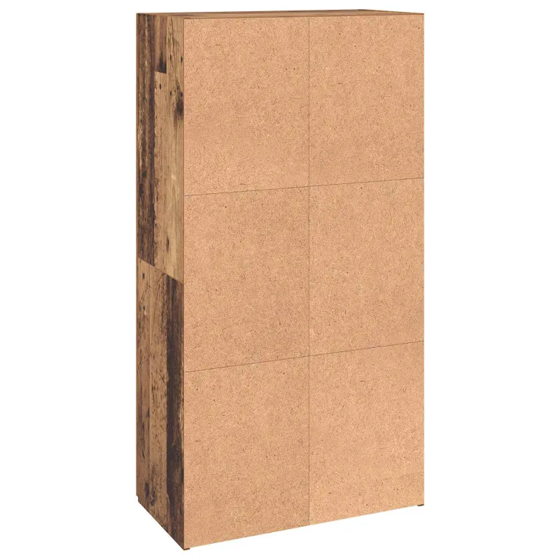 Ofiso spinta Juodas ąžuolas 60 x 32 x 115 cm Apdirbta mediena