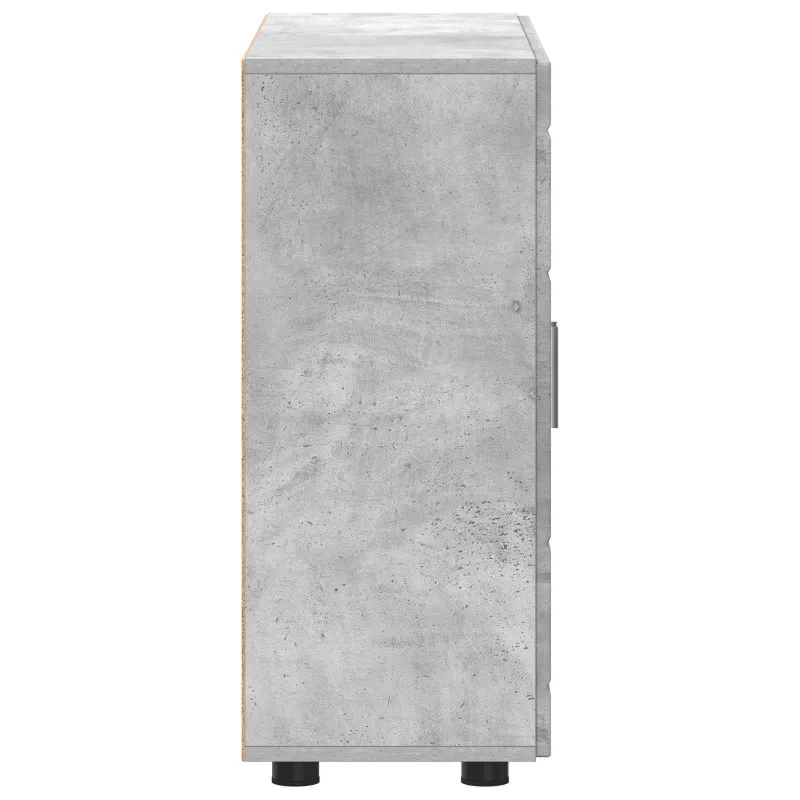 Medinė spinta Betono pilka 88,5 x 30,5 x 73 cm Apdirbta mediena