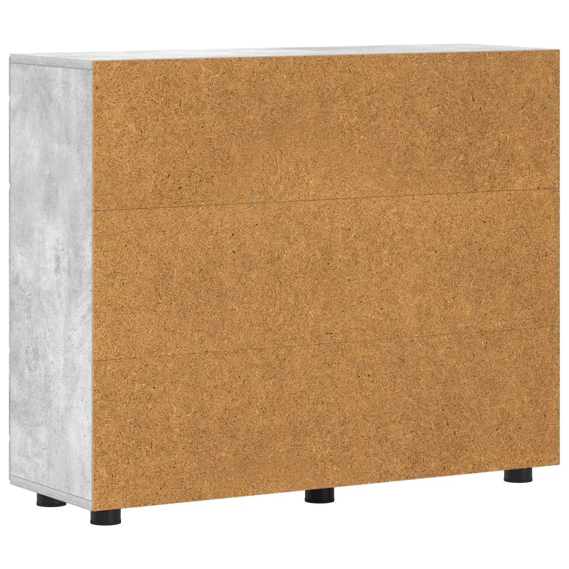 Medinė spinta Betono pilka 88,5 x 30,5 x 73 cm Apdirbta mediena