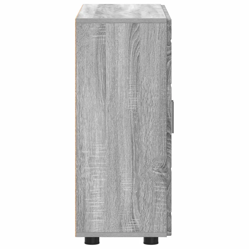 Medinė spinta su saugykla Pilkas Sonoma 88,5 x 30,5 x 73 cm