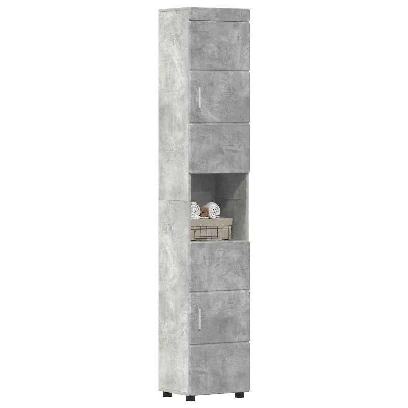 Vonios spintos komplektas TULUM Betono pilka 37 x 31,5 x 203 cm