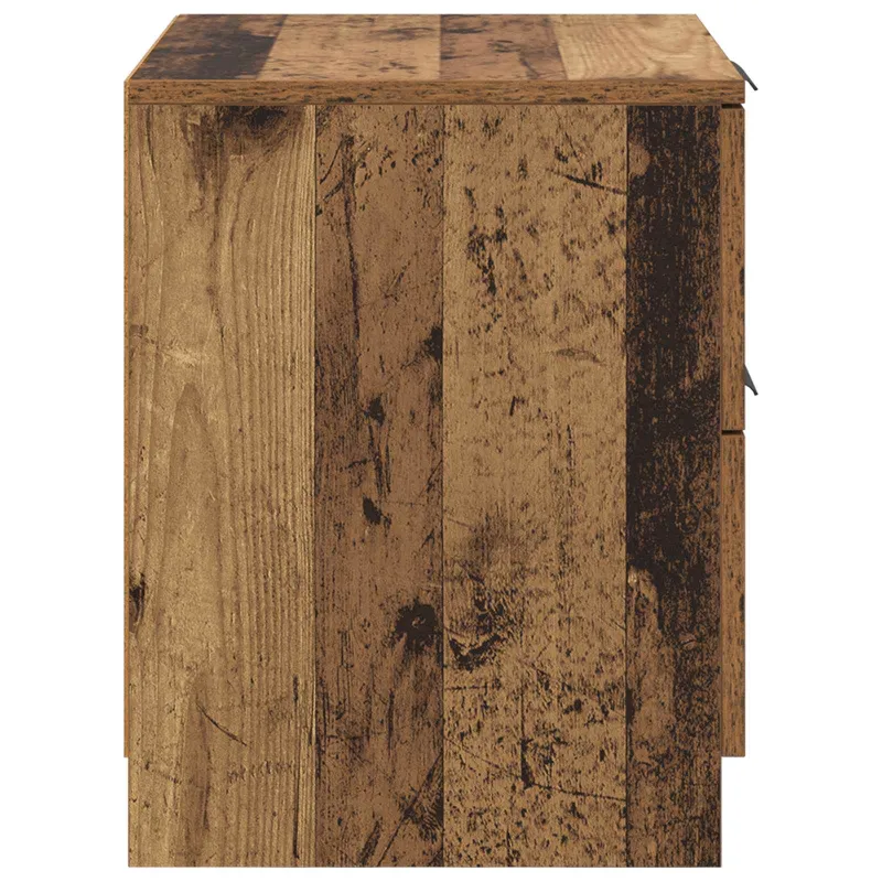 Šalia lovos spintelė 2 pcs Senas medis 45 x 39 x 50 cm