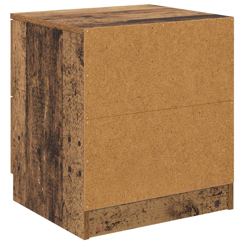 Šalia lovos spintelė 2 pcs Senas medis 45 x 39 x 50 cm