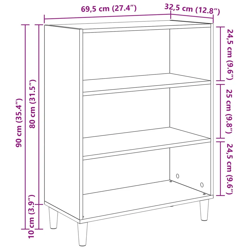 Kabalas Senas medis 69,5 x 32,5 x 90 cm Apdirbta mediena