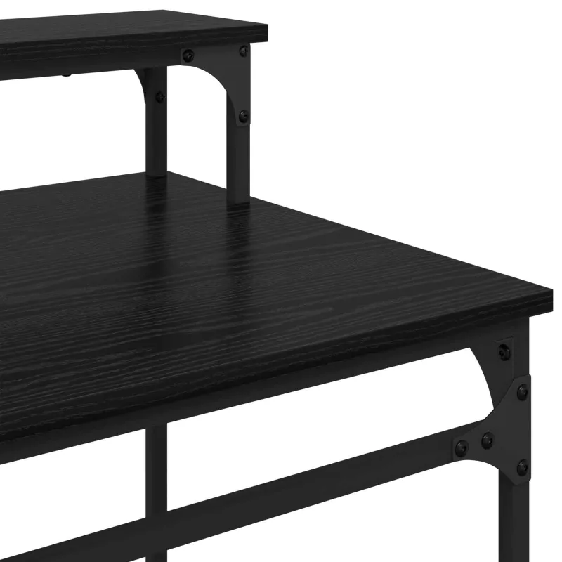 Stalas Juodas ąžuolas 100 x 50 x 90 cm Apdirbta mediena