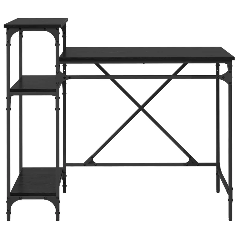 Stalas Juodas ąžuolas 105 x 50 x 90 cm Apdirbta mediena