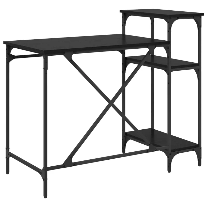 Stalas Juodas ąžuolas 105 x 50 x 90 cm Apdirbta mediena