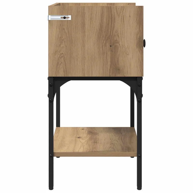 Naktinis staliukas 2 pcs Amatininkų ąžuolas 40 x 29 x 60 cm
