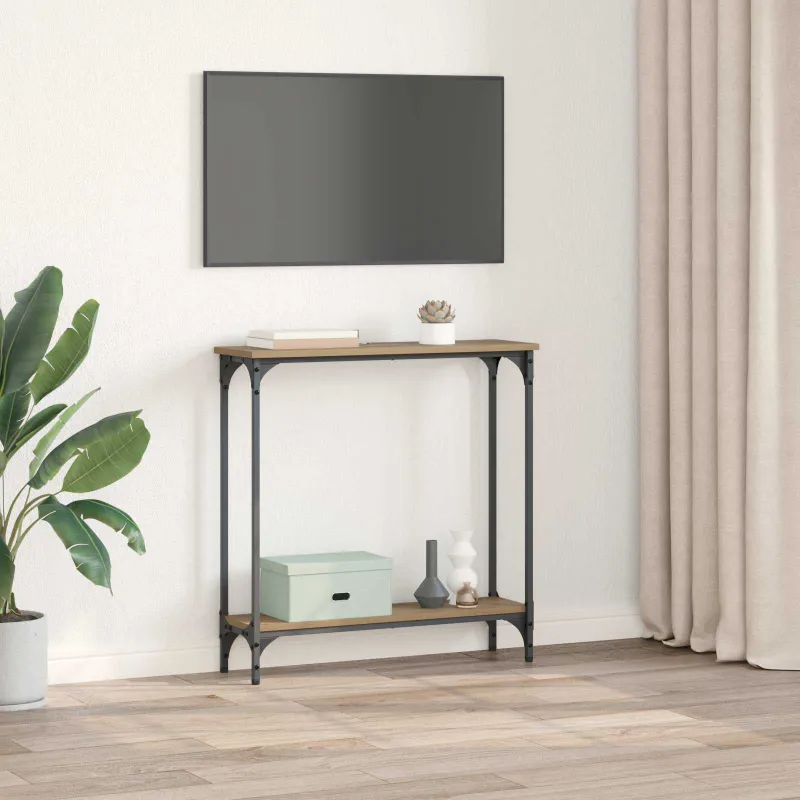 Konsolinis stalas Amatininkų ąžuolas 75 x 22,5 x 75 cm
