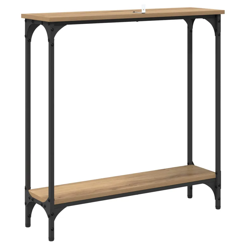Konsolinis stalas Amatininkų ąžuolas 75 x 22,5 x 75 cm