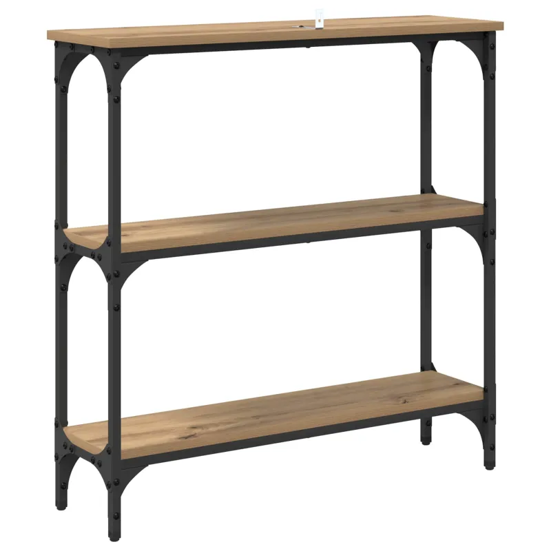 Konsolinis stalas Amatininkų ąžuolas 75 x 22,5 x 75 cm