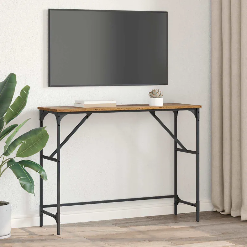 Konsolinis stalas Senas medis 100 x 32 x 75 cm Apdirbta mediena