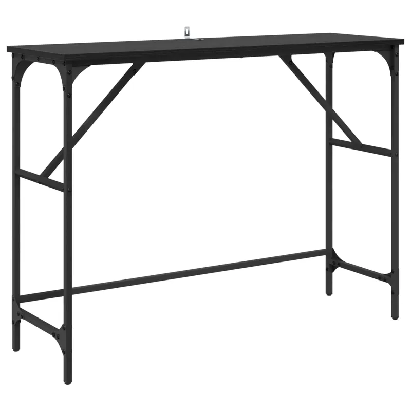 Konsolinis stalas Juodas ąžuolas 100 x 32 x 75 cm