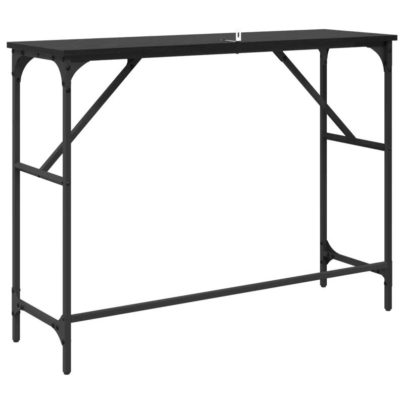 Konsolinis stalas Juodas ąžuolas 100 x 32 x 75 cm