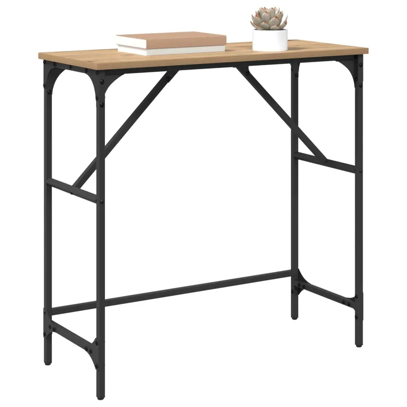 Konsolinis stalas Amatininkų ąžuolas 75 x 32 x 75 cm