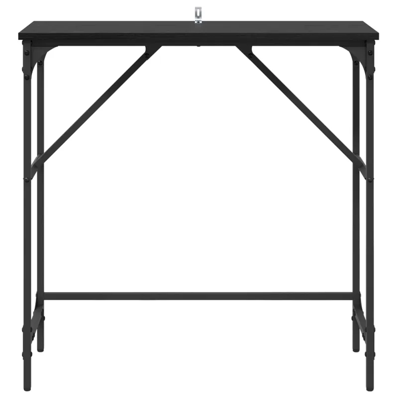 Konsolinis stalas Juodas ąžuolas 75 x 32 x 75 cm