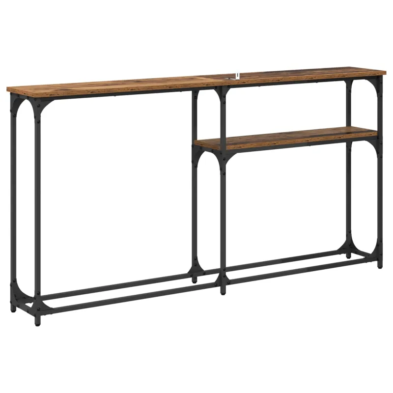KonsolinisStaliukas Sena mediena 145x22.5x75cm Apdirbta mediena