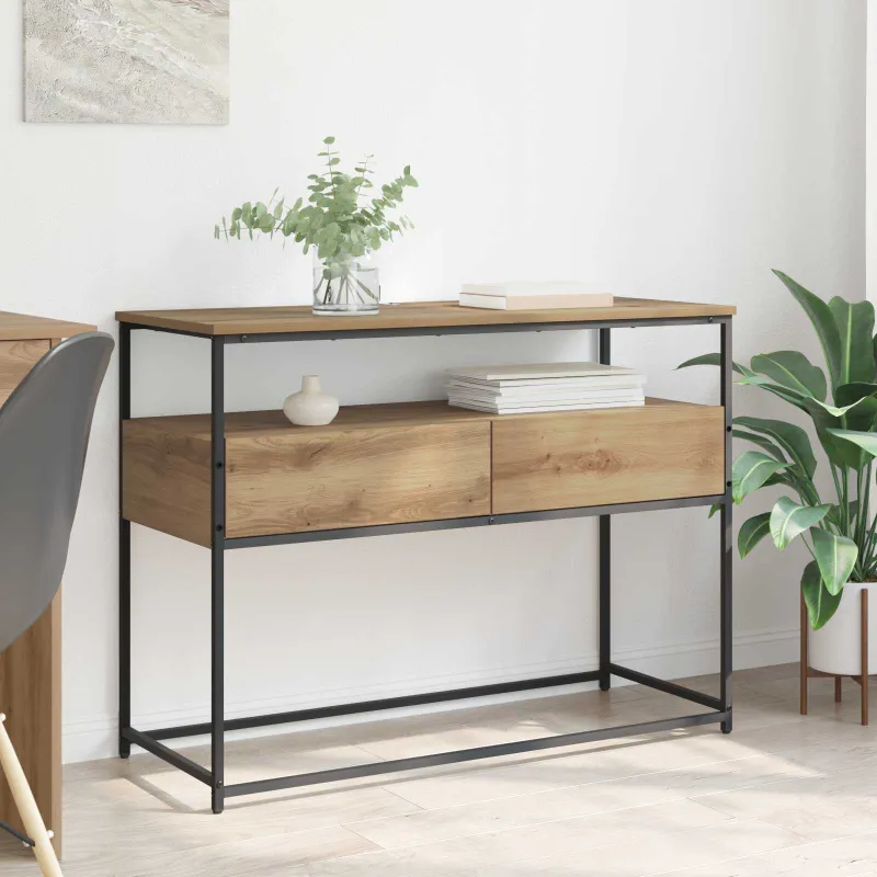 Konsolinis stalas Amatininkų ąžuolas 100 x 40 x 75 cm