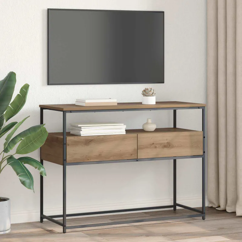 Konsolinis stalas Amatininkų ąžuolas 100 x 40 x 75 cm