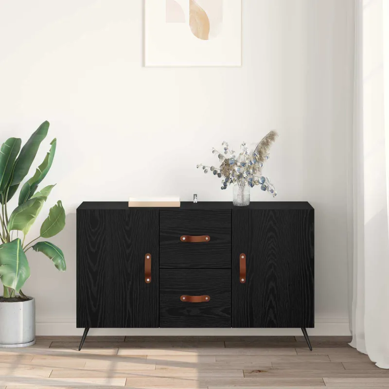 Kabalas Juodas ąžuolas 100 x 36 x 60 cm Apdirbta mediena
