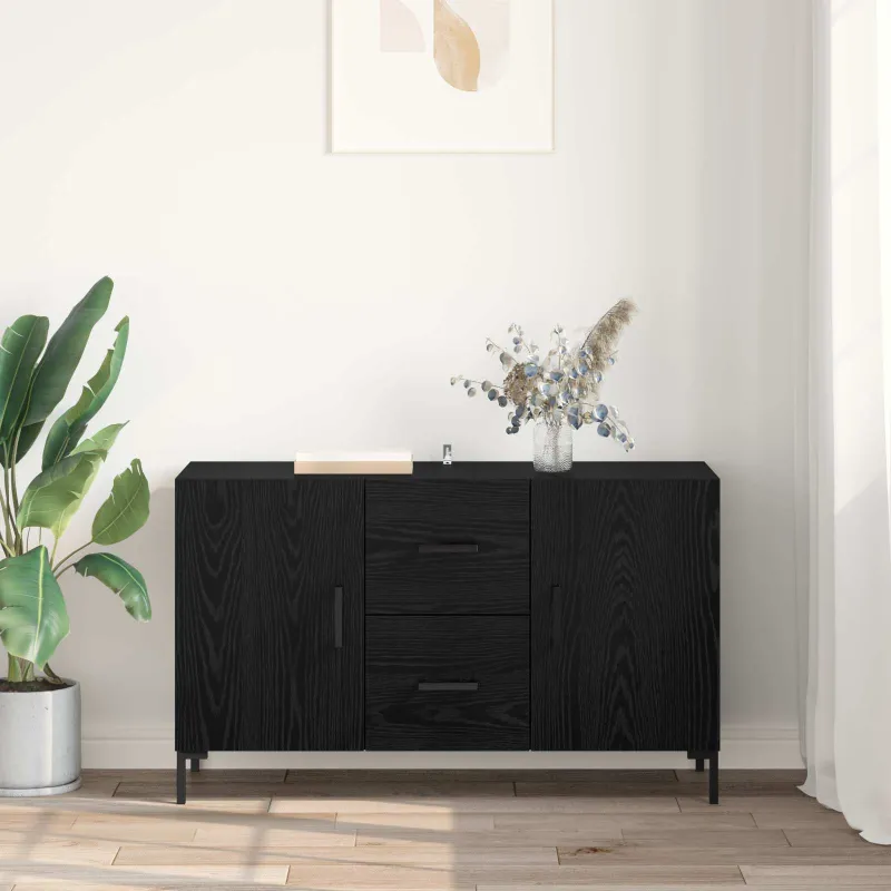 Kabalas Juodas ąžuolas 100 x 36 x 60 cm Apdirbta mediena