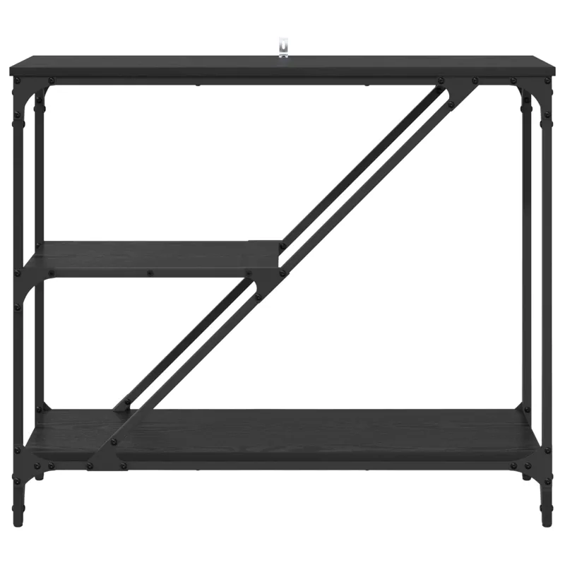 Konsolinis stalas Juodas ąžuolas 88,5 x 30 x 75 cm