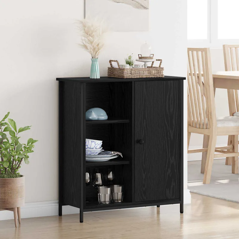 Kabalas Juodas ąžuolas 70 x 30 x 80 cm Apdirbta mediena