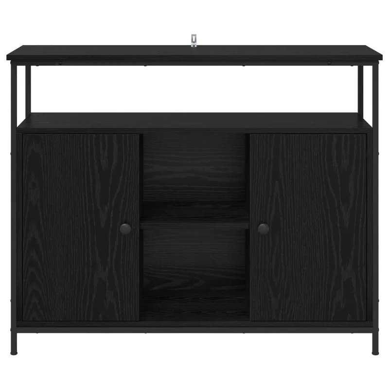 Kabalas Juodas ąžuolas 100 x 35 x 80 cm Apdirbta mediena