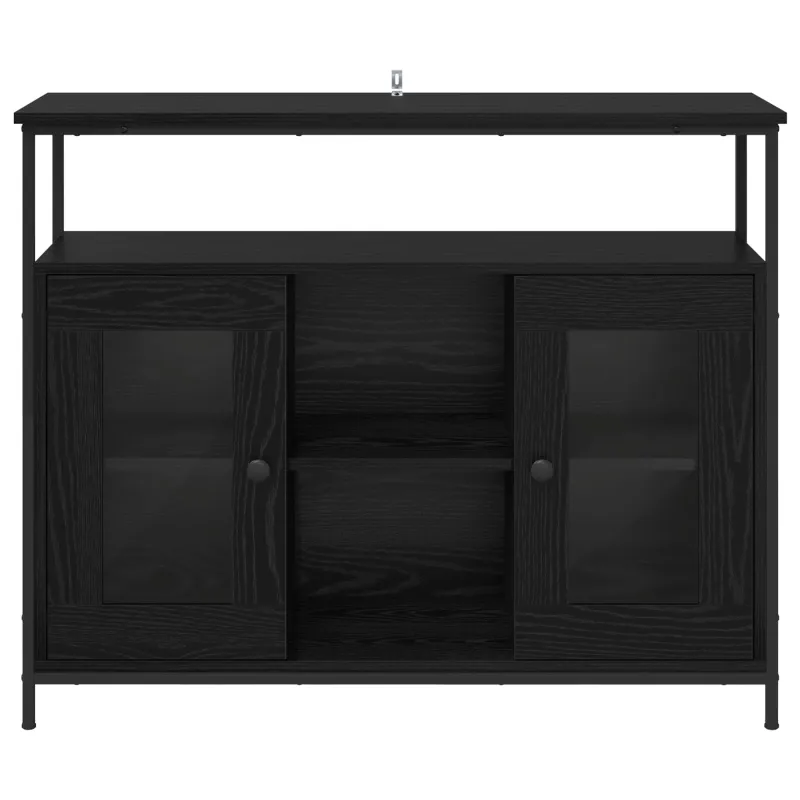 Kabalas Juodas ąžuolas 100 x 35 x 80 cm Apdirbta mediena