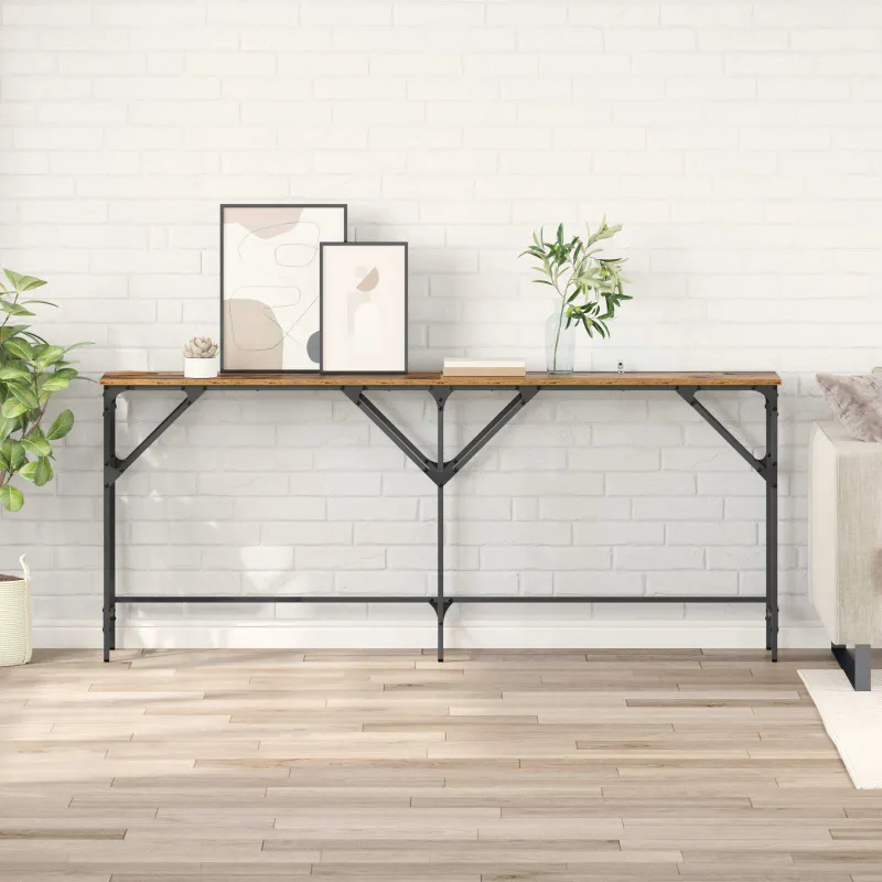 Konsolinis stalas Senovinis medis 180 x 30 x 75 cm