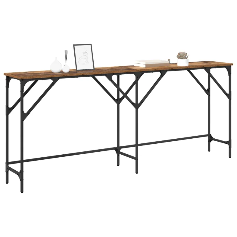Konsolinis stalas Senovinis medis 180 x 30 x 75 cm