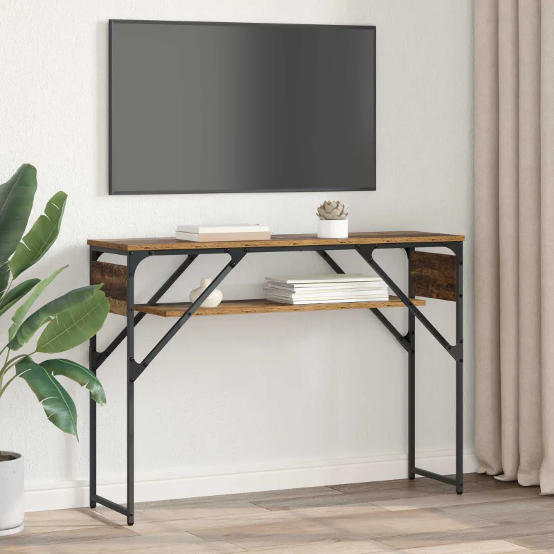 KonsolinisStaliukas Senovinis medis 105x30x75cm