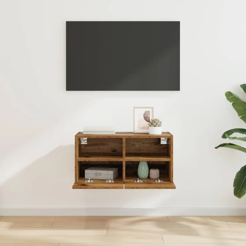 TV sieninė spintelė Senovinis medis 60 x 30 x 30 cm