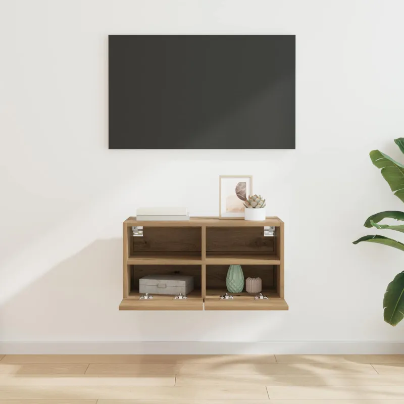 TV sieninė spintelė Amatininkų ąžuolas 60 x 30 x 30 cm