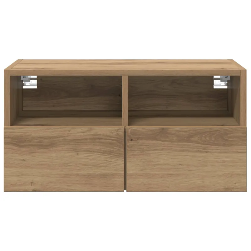TV sieniniai spintelės 2 pcs Amatininkų ąžuolas 60 x 30 x 30 cm