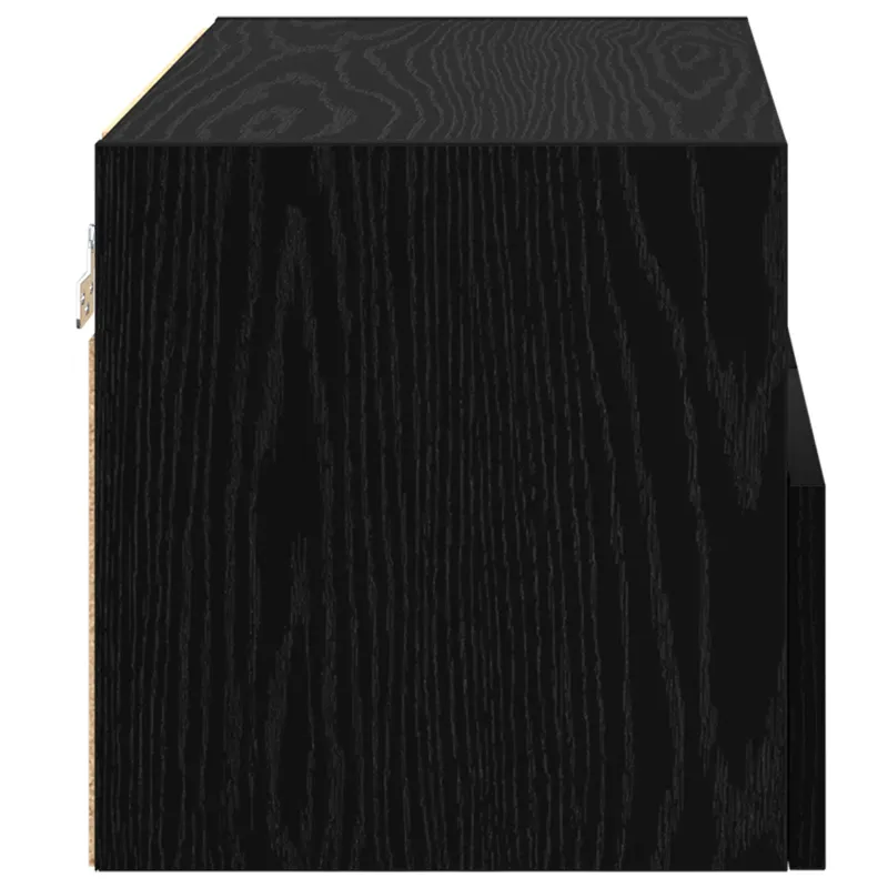 TV sieniniai spintelės 2 pcs Juodas ąžuolas 60 x 30 x 30 cm