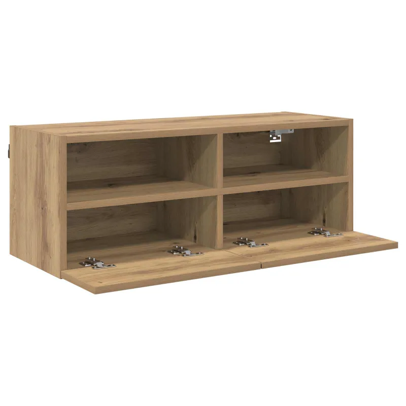 TV sieniniai spintelės 2 pcs Amatininkų ąžuolas 80 x 30 x 30 cm