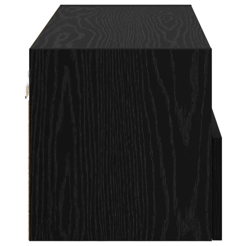 TV sieniniai spintelės 2 pcs Juodas ąžuolas 80 x 30 x 30 cm