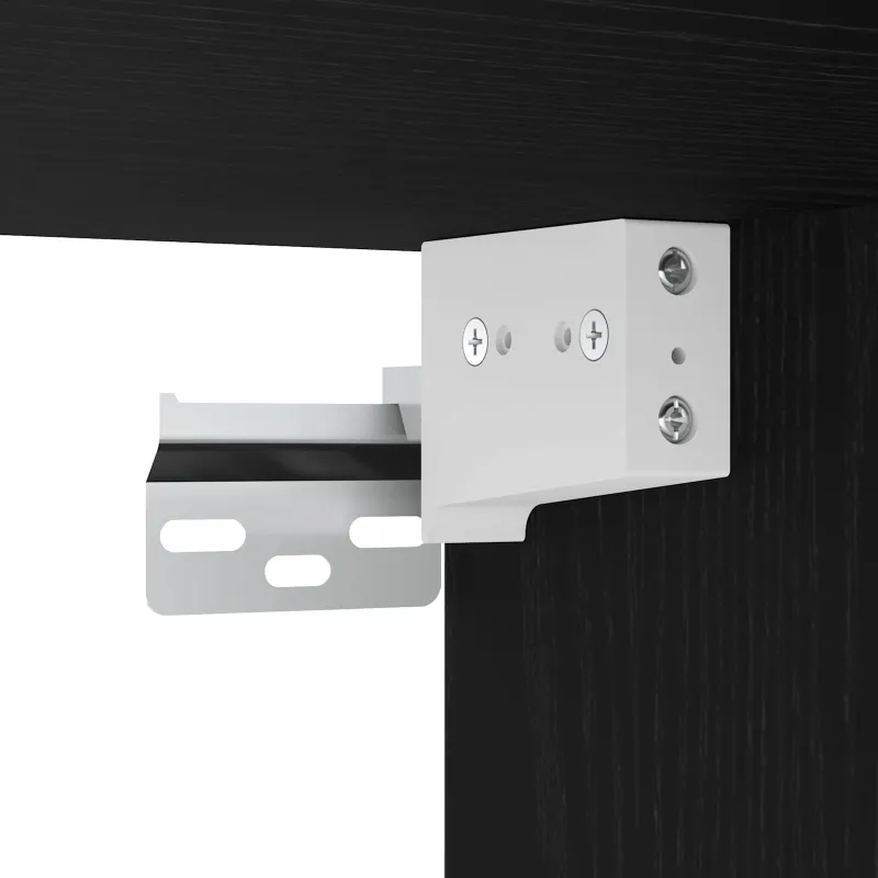 TV sieniniai spintelės 2 pcs Juodas ąžuolas 80 x 30 x 30 cm