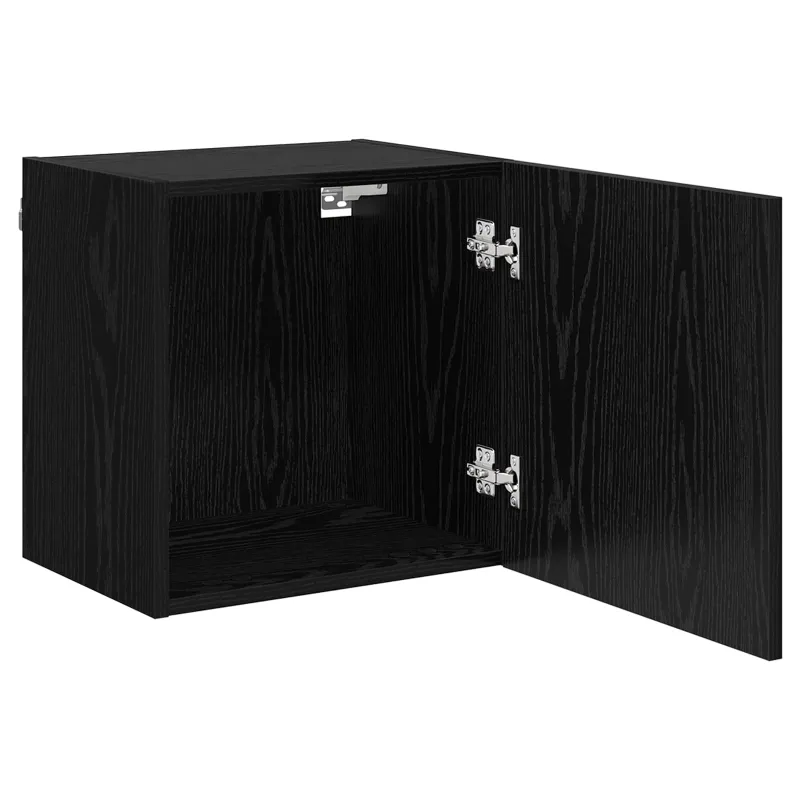 TV sieniniai spintelės 2 pcs Juodas ąžuolas 40,5x30x40cm