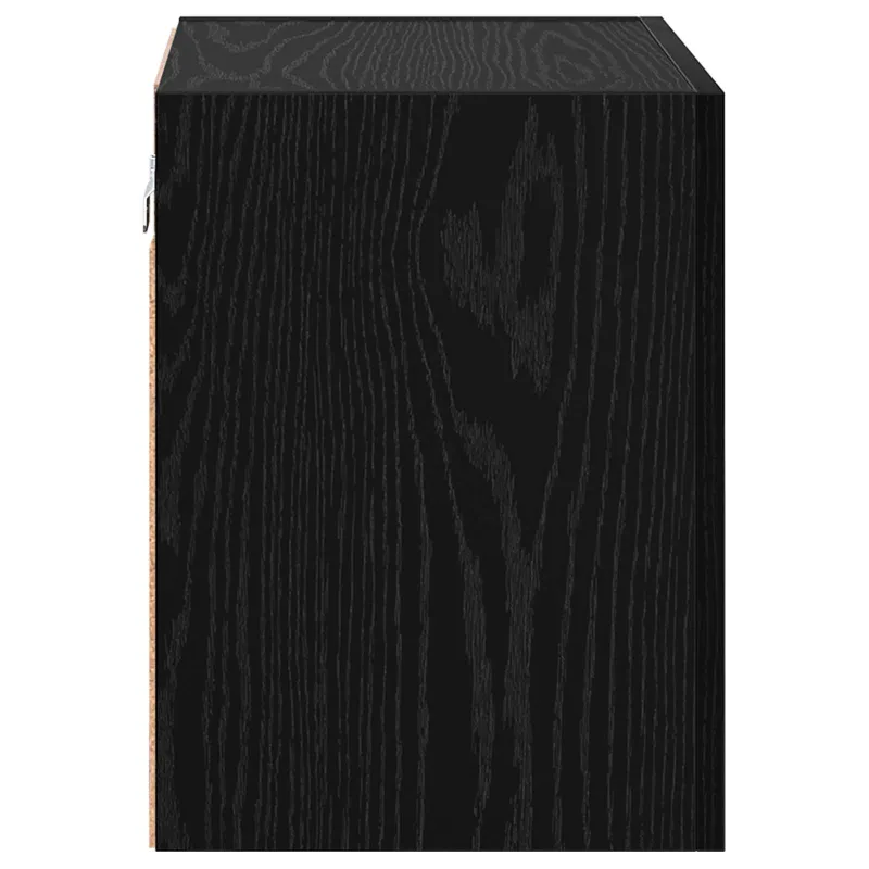 TV sieniniai spintelės 2 pcs Juodas ąžuolas 40,5x30x40cm