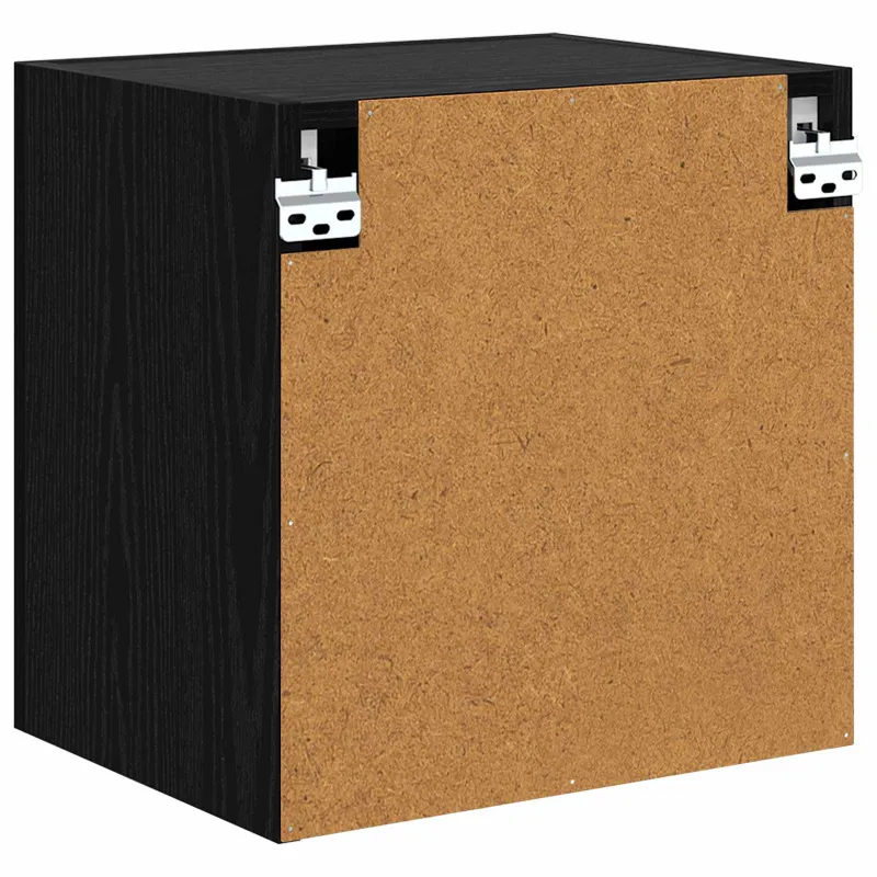 TV sieniniai spintelės 2 pcs Juodas ąžuolas 40,5x30x40cm